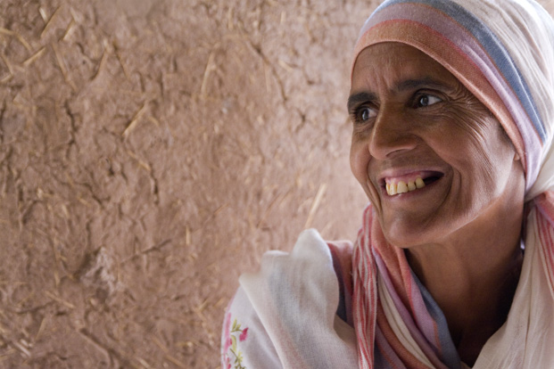 Maroc femme kasbah