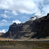Tibet monastère rocher