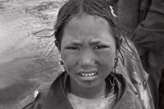 Tibet gamine nomade